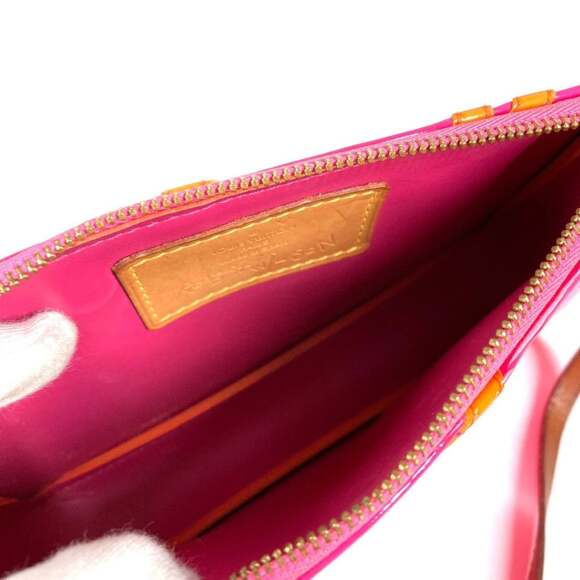 LOUIS VUITTON M91906 Monogram Vernis Fluo Lexington Handbag/Shoulder Bag/Acce... - Picture 9 of 14